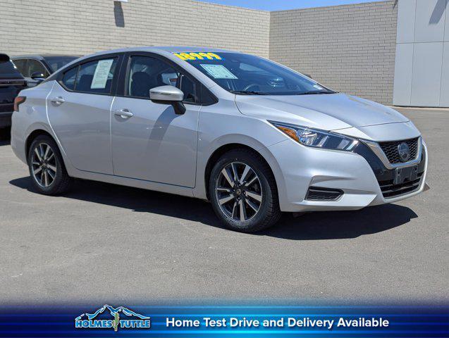 used 2021 Nissan Versa car, priced at $18,999