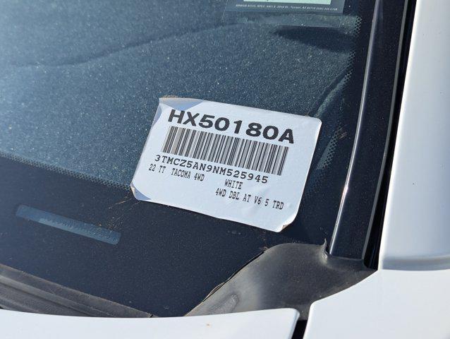 used 2022 Toyota Tacoma car, priced at $39,999