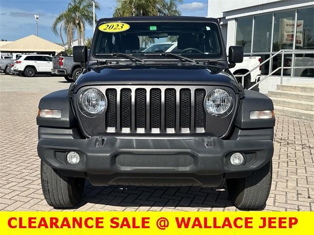 used 2023 Jeep Wrangler car, priced at $27,900