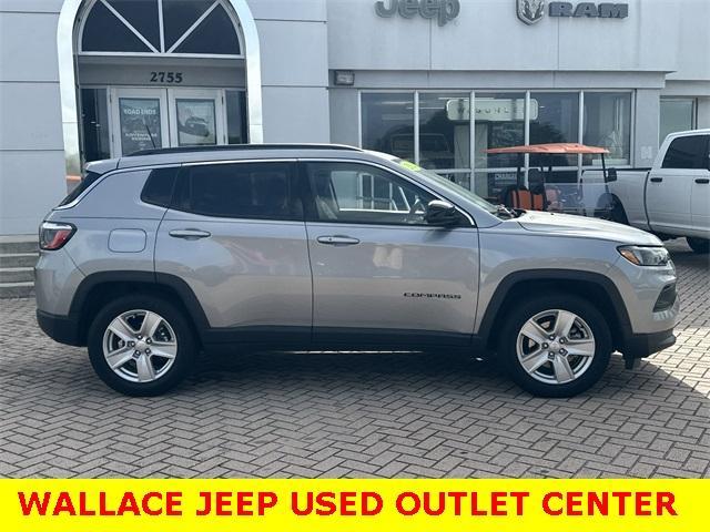 used 2022 Jeep Compass car, priced at $22,340