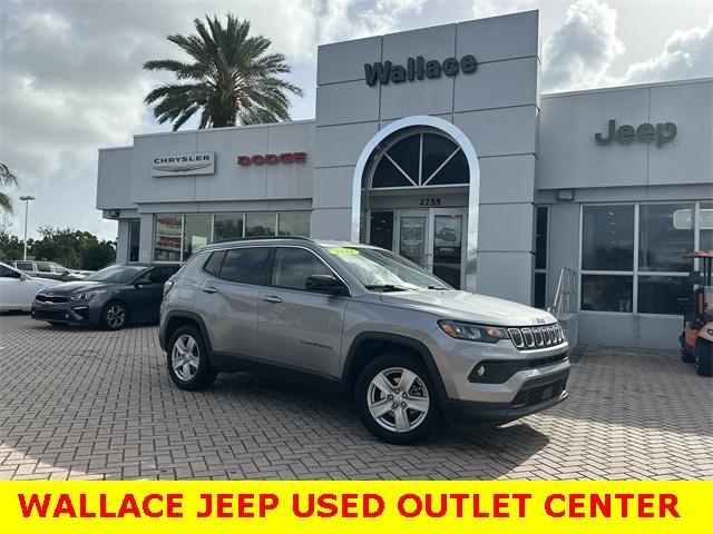 used 2022 Jeep Compass car, priced at $22,340