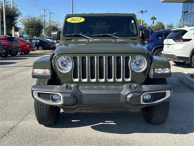 used 2022 Jeep Wrangler Unlimited car, priced at $35,421