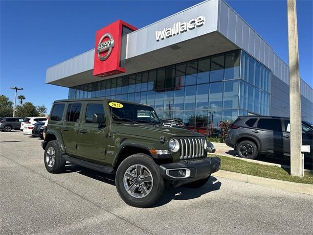 used 2022 Jeep Wrangler Unlimited car, priced at $35,421