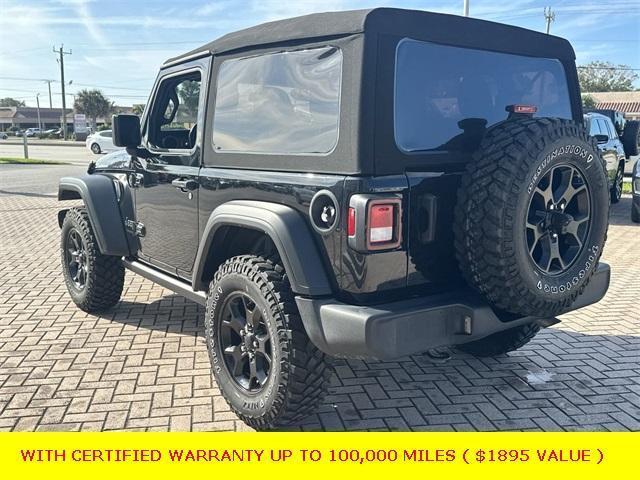 used 2022 Jeep Wrangler car, priced at $31,530