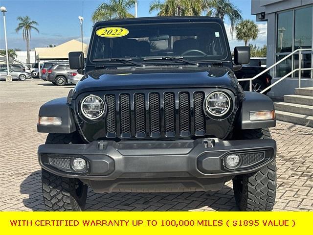 used 2022 Jeep Wrangler car, priced at $31,530