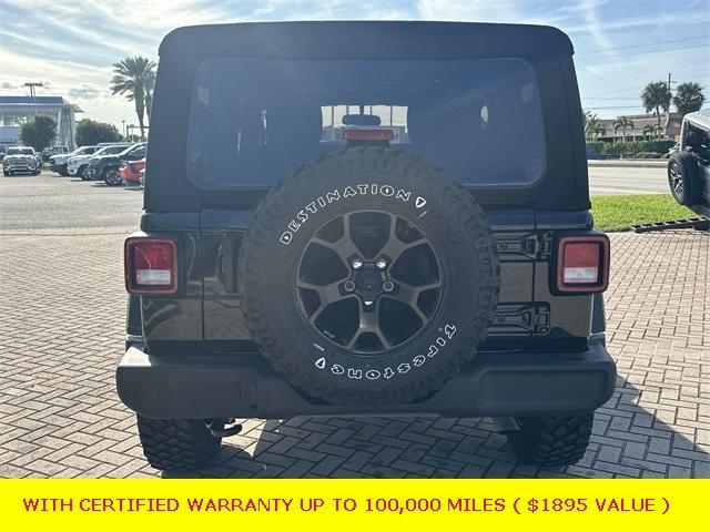 used 2022 Jeep Wrangler car, priced at $31,530