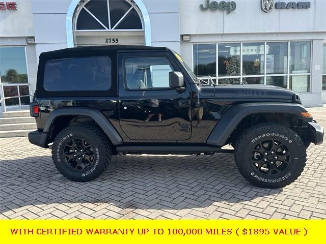 used 2022 Jeep Wrangler car, priced at $31,530