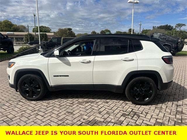 used 2021 Jeep Compass car, priced at $17,500