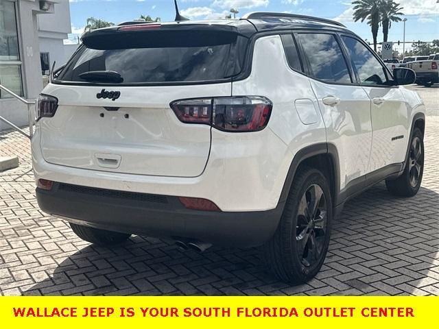 used 2021 Jeep Compass car, priced at $17,500