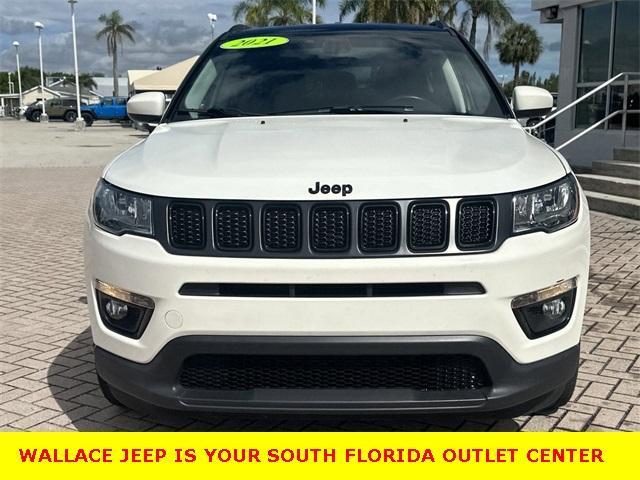 used 2021 Jeep Compass car, priced at $17,500