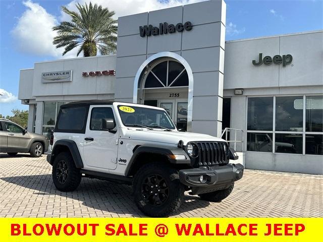 used 2022 Jeep Wrangler car, priced at $31,400