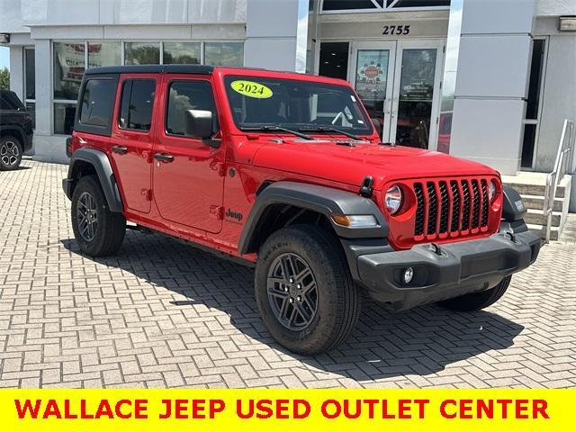used 2024 Jeep Wrangler car, priced at $36,500
