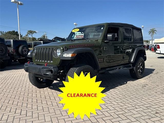 used 2021 Jeep Wrangler Unlimited car, priced at $29,821