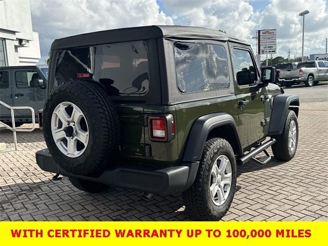 used 2021 Jeep Wrangler car, priced at $31,480