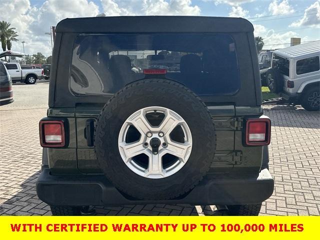 used 2021 Jeep Wrangler car, priced at $31,480