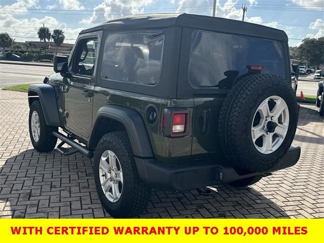 used 2021 Jeep Wrangler car, priced at $31,480