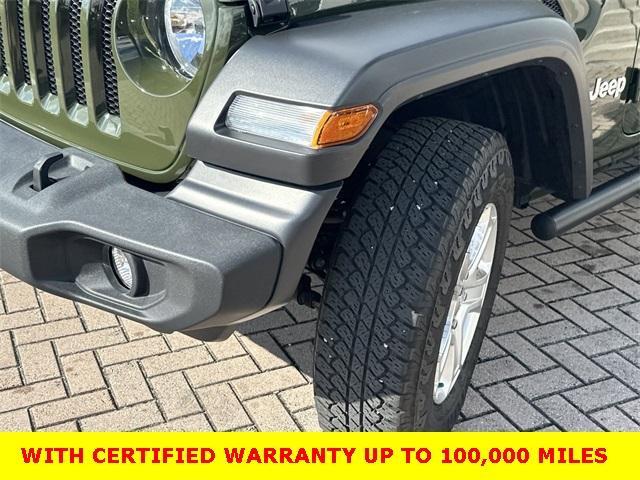 used 2021 Jeep Wrangler car, priced at $31,480