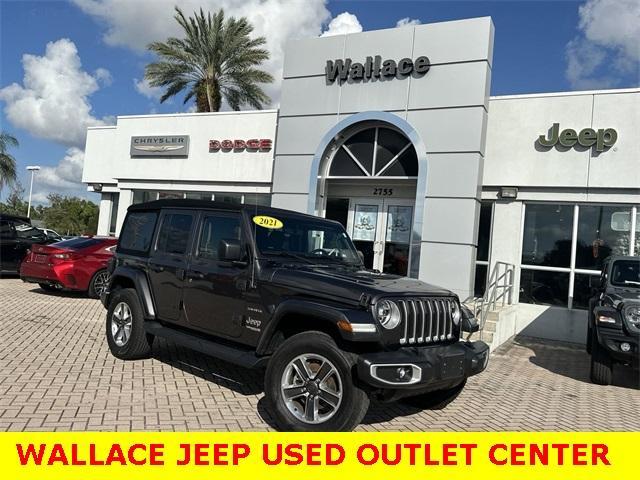 used 2021 Jeep Wrangler Unlimited car, priced at $32,866