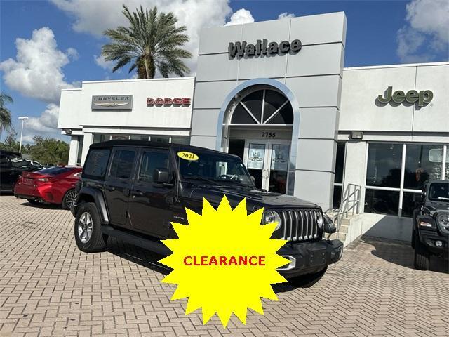 used 2021 Jeep Wrangler Unlimited car, priced at $32,866