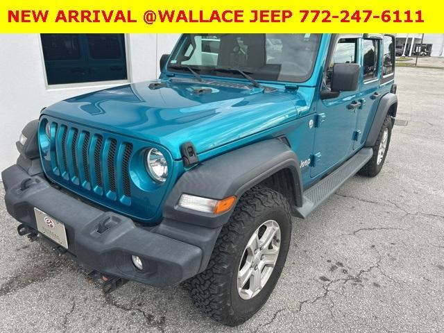 used 2020 Jeep Wrangler Unlimited car, priced at $28,500