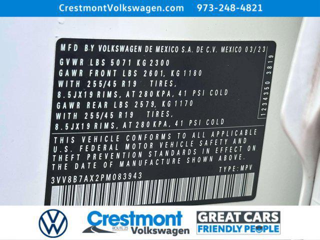 used 2023 Volkswagen Tiguan car, priced at $27,488
