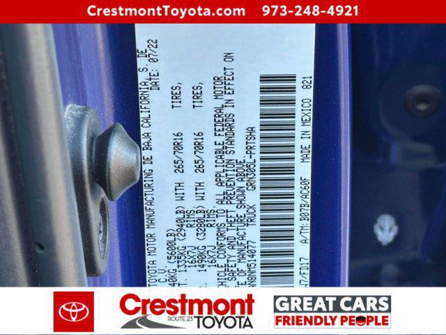 used 2022 Toyota Tacoma car, priced at $37,588