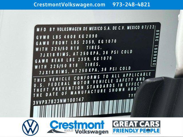 used 2022 Volkswagen Taos car, priced at $22,988