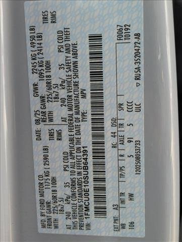 new 2025 Ford Escape PHEV car, priced at $29,118