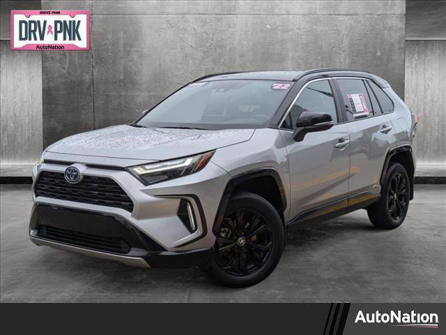 used 2022 Toyota RAV4 Hybrid car, priced at $35,689