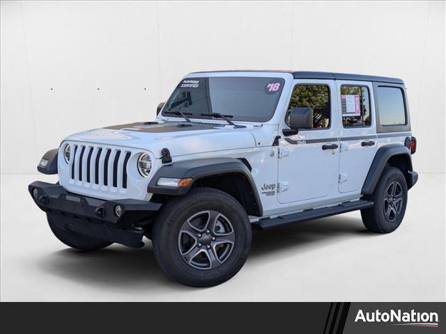 used 2018 Jeep Wrangler Unlimited car, priced at $20,289
