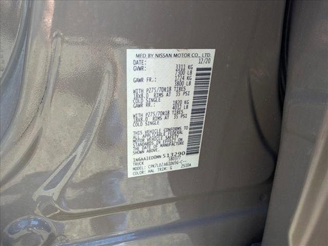 used 2021 Nissan Titan car, priced at $36,747