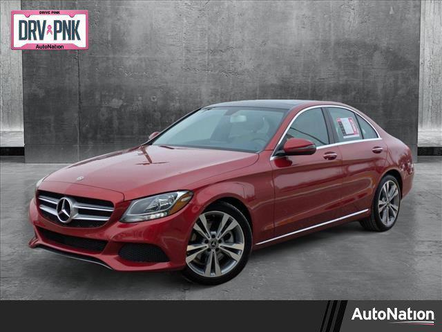 used 2018 Mercedes-Benz C-Class car, priced at $17,900