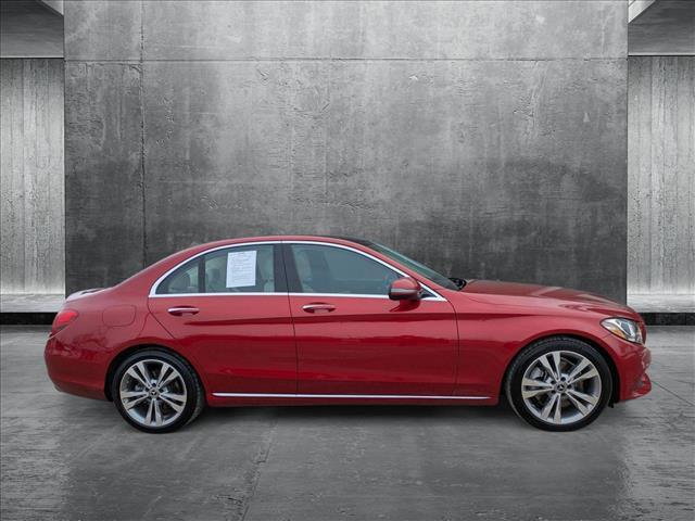 used 2018 Mercedes-Benz C-Class car, priced at $17,900