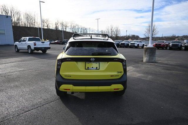 new 2025 Nissan Kicks car, priced at $30,879