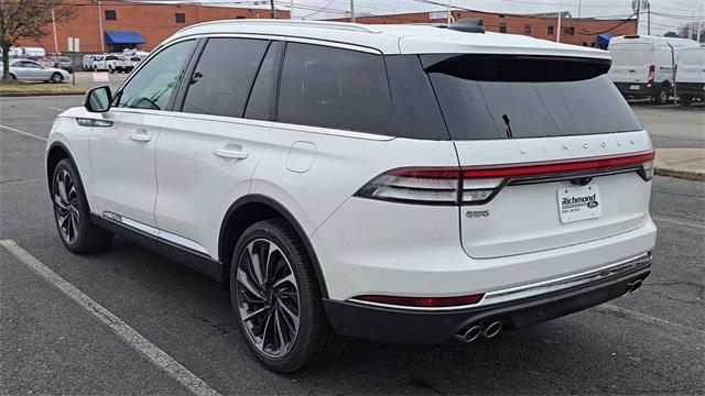 new 2025 Lincoln Aviator car, priced at $74,375