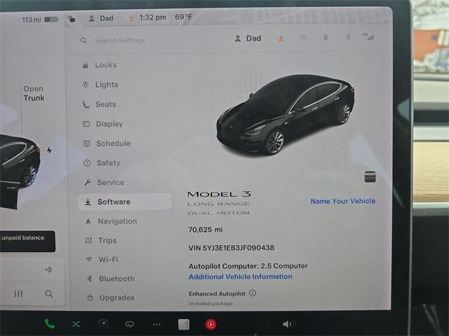 used 2018 Tesla Model 3 car, priced at $22,888