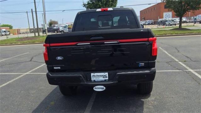 new 2025 Ford F-150 Lightning car, priced at $75,095