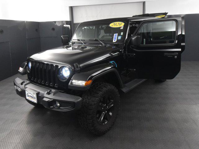 used 2020 Jeep Wrangler Unlimited car, priced at $33,109