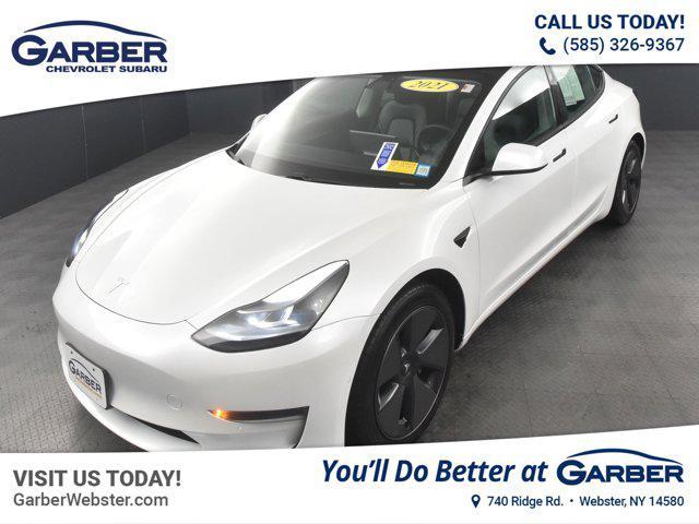 used 2021 Tesla Model 3 car, priced at $23,670