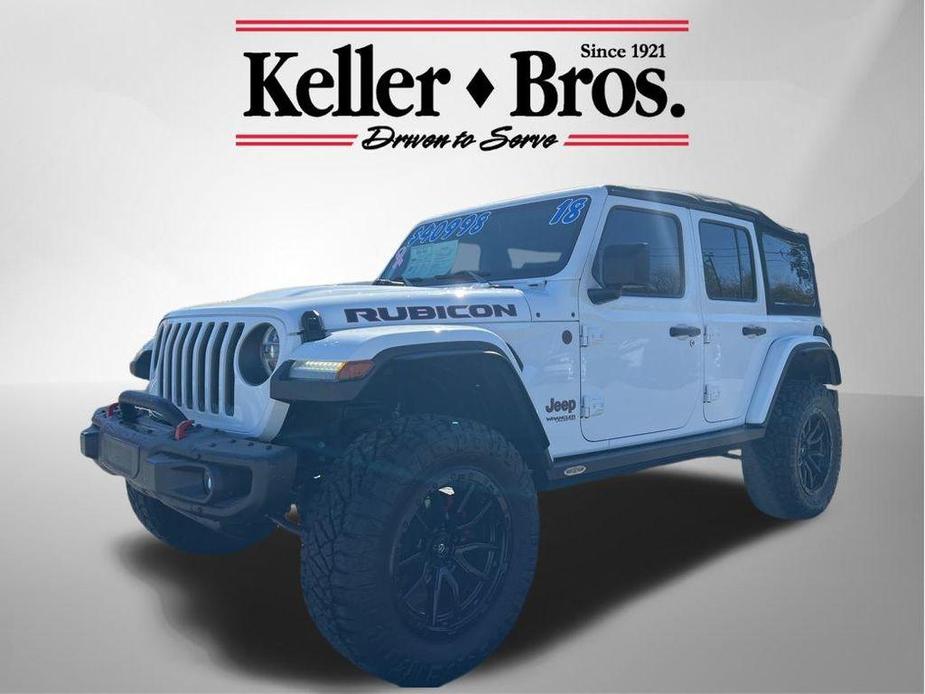 used 2018 Jeep Wrangler Unlimited car, priced at $36,998