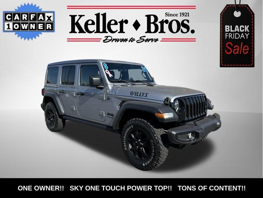 used 2021 Jeep Wrangler Unlimited car, priced at $37,491