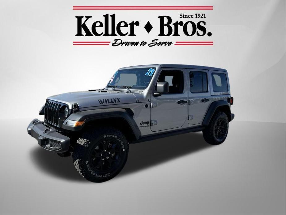 used 2021 Jeep Wrangler Unlimited car, priced at $37,998