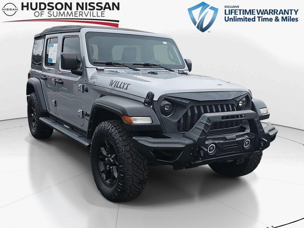 used 2021 Jeep Wrangler Unlimited car, priced at $30,300