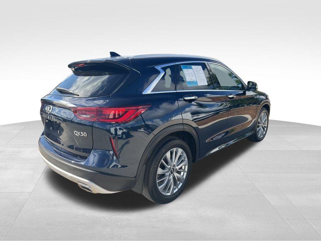 used 2024 INFINITI QX50 car, priced at $31,900
