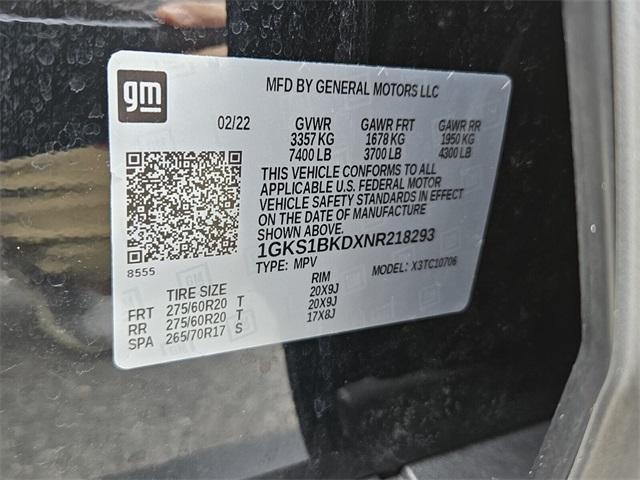 used 2022 GMC Yukon car, priced at $56,094