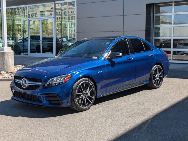 used 2020 Mercedes-Benz AMG C 43 car, priced at $39,528