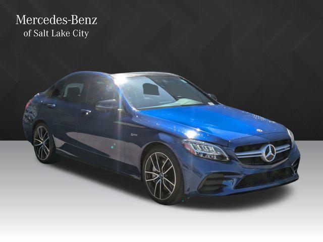 used 2020 Mercedes-Benz AMG C 43 car, priced at $39,528