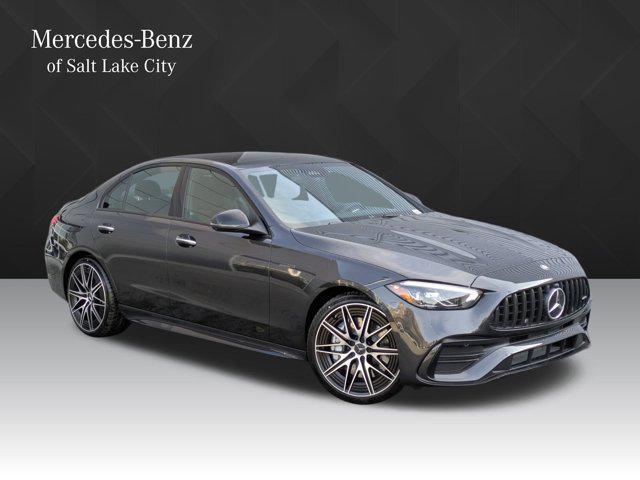 new 2025 Mercedes-Benz AMG C 43 car, priced at $71,985