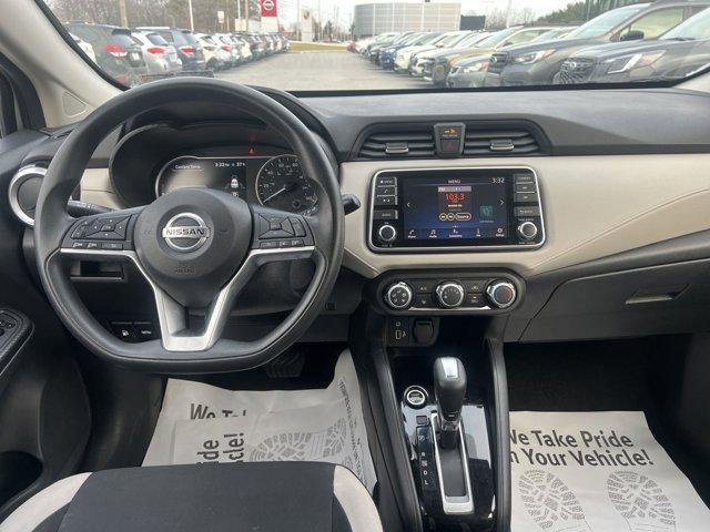 used 2021 Nissan Versa car, priced at $14,000