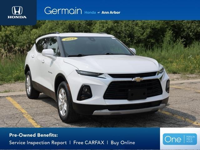 used 2022 Chevrolet Blazer car, priced at $26,555
